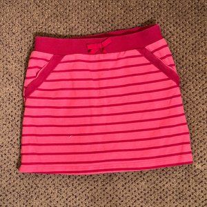 Girl's Size 6 Pink Striped Skort